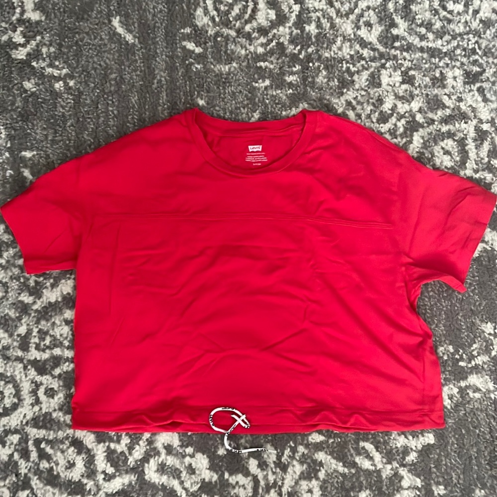 LEVIS drawstring top.